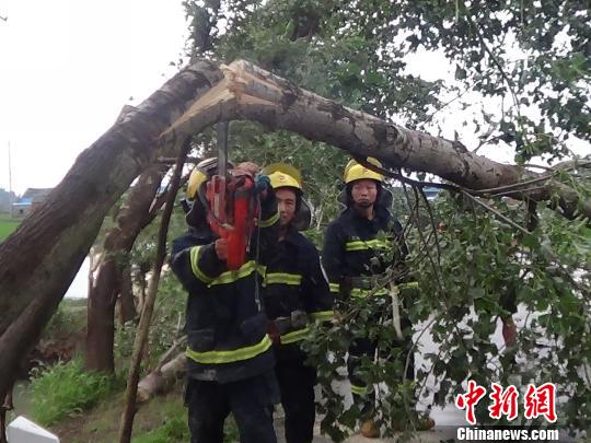 江蘇揚州高郵儀征遭龍卷風(fēng)突襲49人受傷（圖）